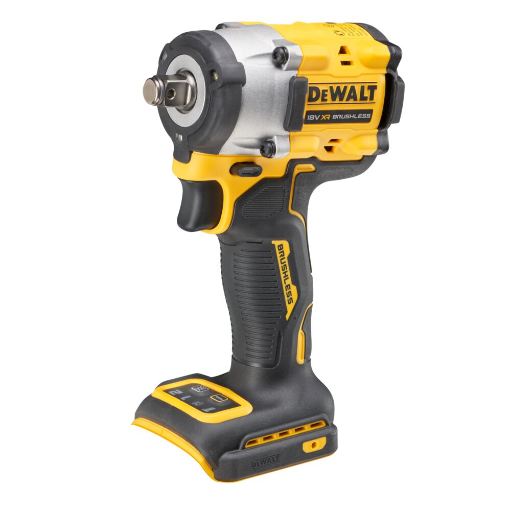 Dewalt 18V XR Brushless 1/2" Hog Ring Compact Impact Wrench - Bare Unit