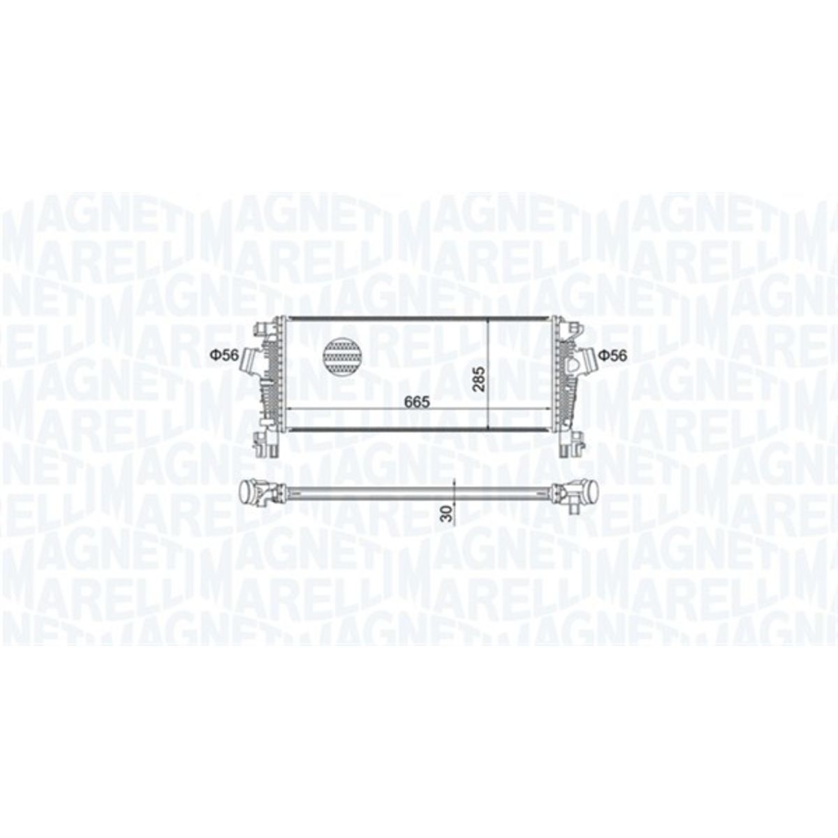 Välijäähdytin MAGNETI MARELLI 351319205070