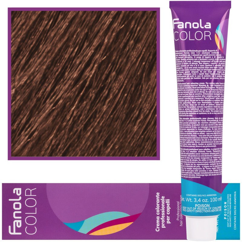 Fanola Color Cream Väritysvoide 100 ml 7.14 Tupakka