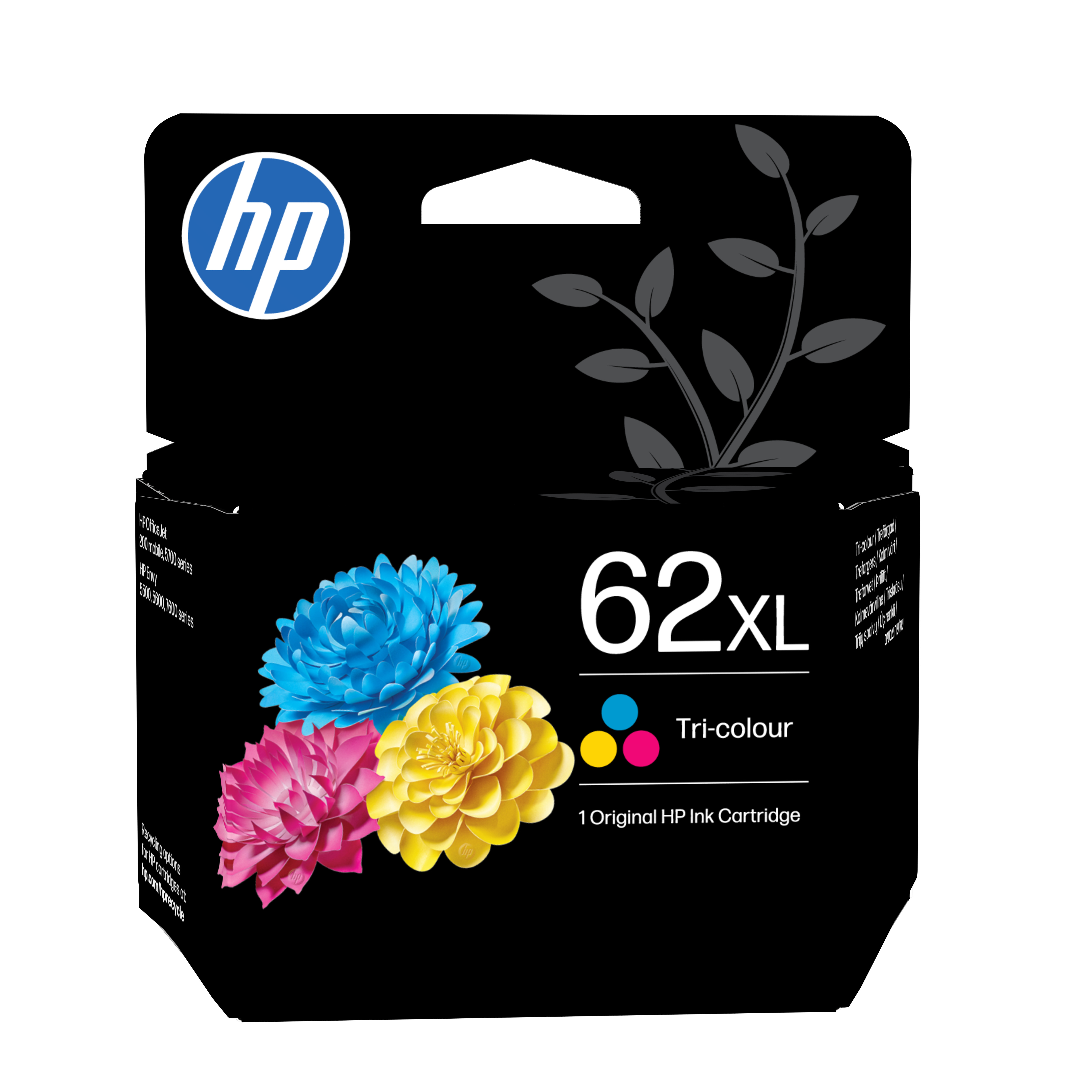 HP 62 -mustekasetti, 4.5 ml, kolmivärinen