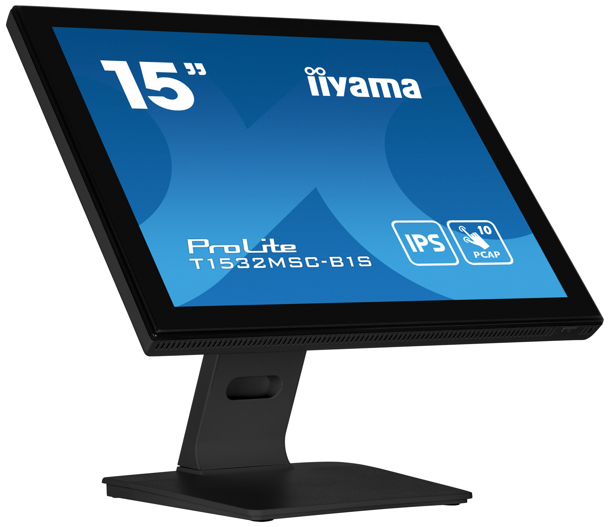 Iiyama Prolite T1532msc-b1s Tietokoneen Litteä Näyttö 38,1 Cm (15") 1024 X 768 Pikseliä Xga Lcd Kosketusnäyttö Musta 15" 1024 × 768pixels Tn 4:3