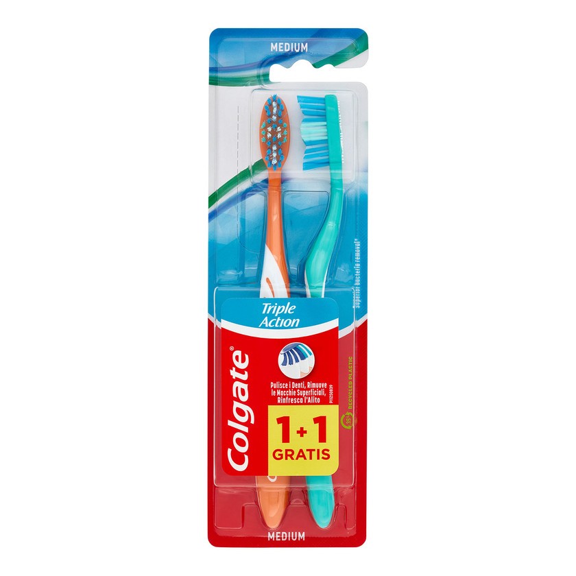 Colgate Kolmitehoinen 1+1 Keskikokoinen