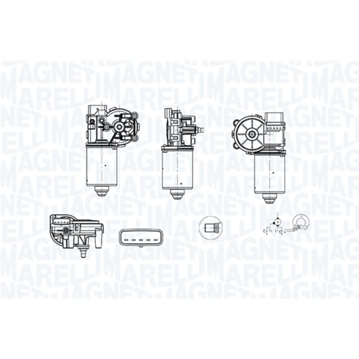 Pyyhkijän moottori MAGNETI MARELLI 064379100010