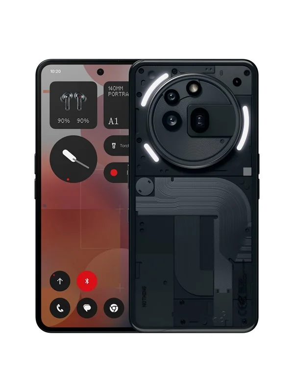 Nothing Phone (3a) Pro älypuhelin 12/256 GB (musta)