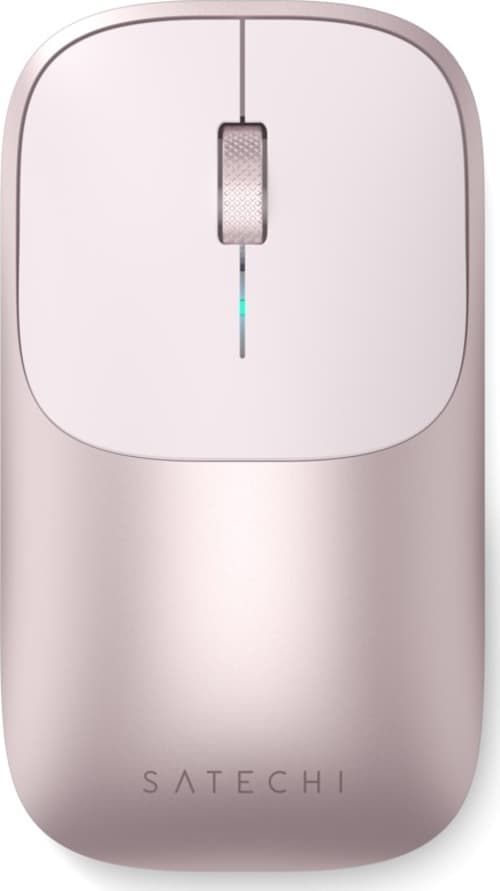 Satechi Slim Ex Rf Wireless + Bluetooth Hiiri Vaaleanpunainen