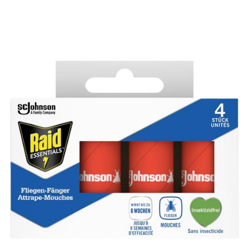 Raid Essentials Classic Kärpäsloukku - 4 kpl