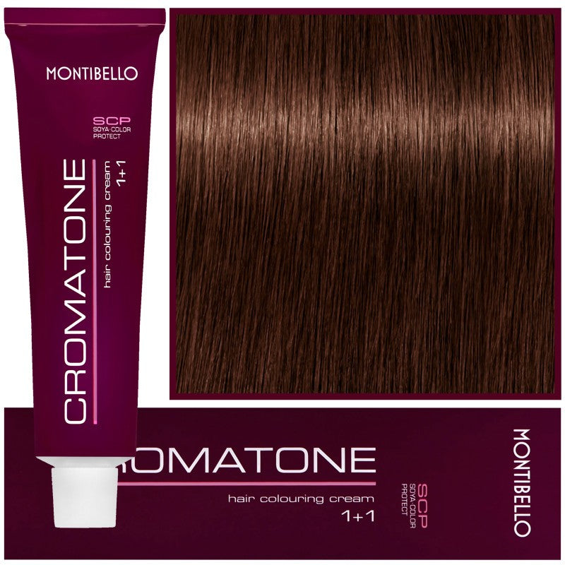 Montibello Cromatone hiusväri 60ml 7,66 | Intensiivinen keskiruskea vaalea