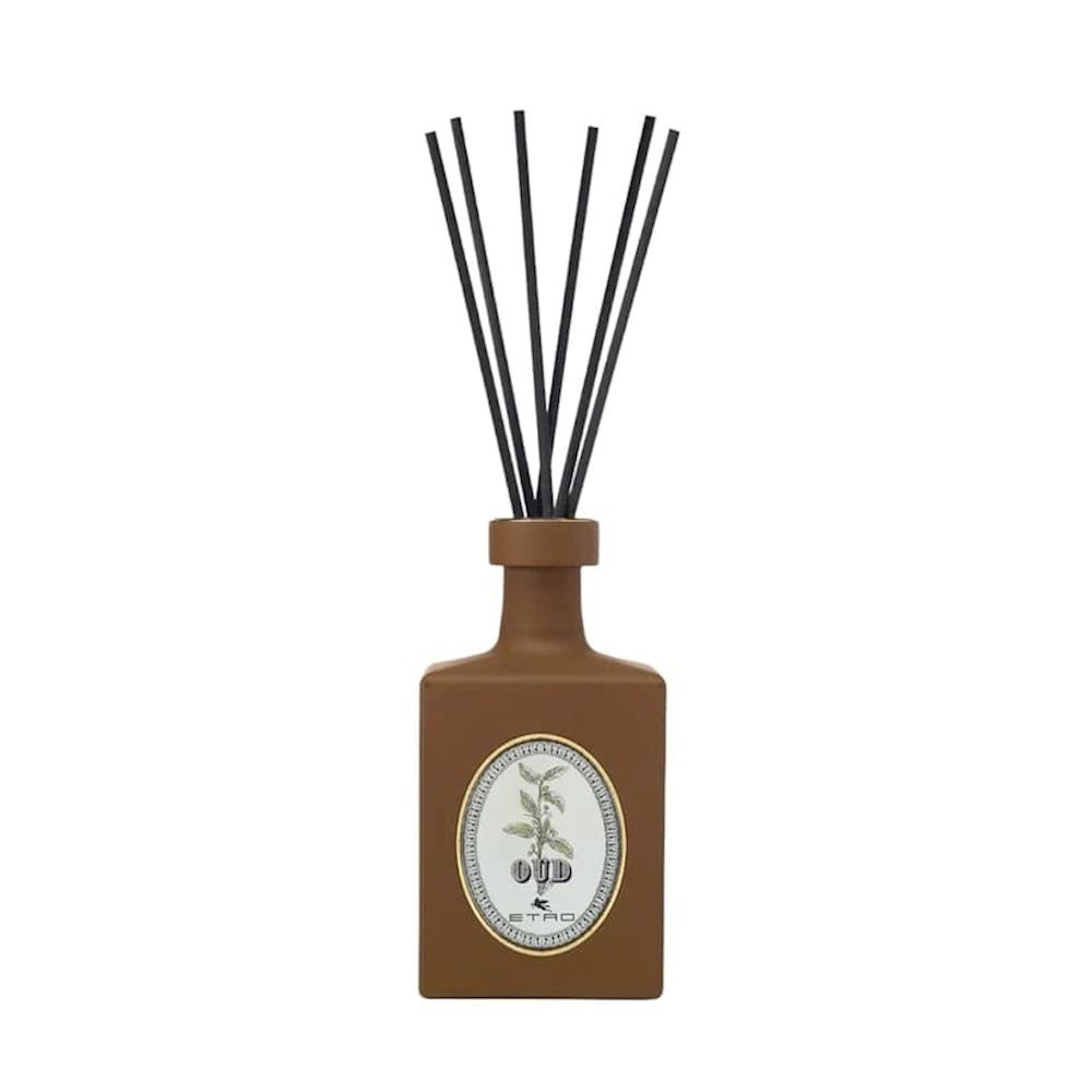Etro 500 ml:n oud-aromidiffuusori tuoksutikuilla