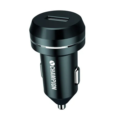 Champion USB Laddare 12/24V 2.4A Svart