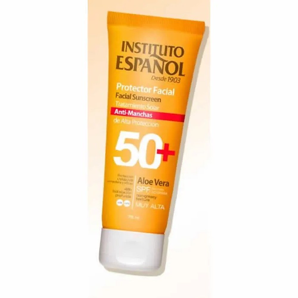 Instituto Español Tummia läiskiä ehkäisevä aurinkovoide kasvoille SPF50 75ml
