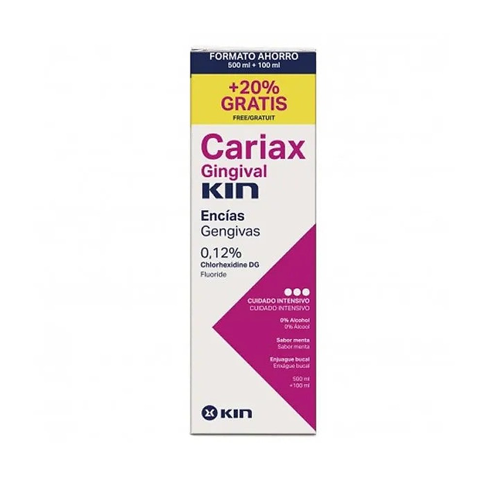 Kin Cariax Gum Suuvesi 500ml + 100ml Ilmainen
