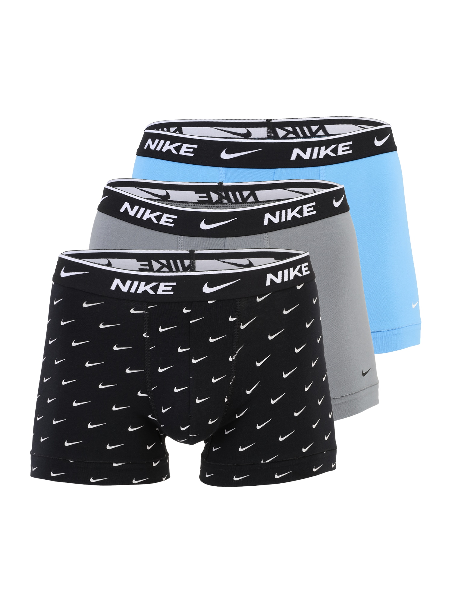 Nike Essential Cotton Stretch Trunk 3PK K. XL Musta Miehet