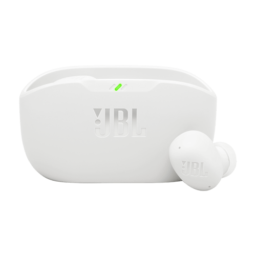 JBL Wave Buds 2 - Langattomat kuulokkeet mikrofonilla - in-ear - Bluetooth - aktiivinen melunvaimennus - valkoinen