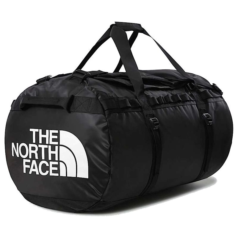 The North Face Base Camp Duffel XL musta kestävä matkakassi, erinomainen retkeilyyn ja urheilumatkoille, tilavuus 95L