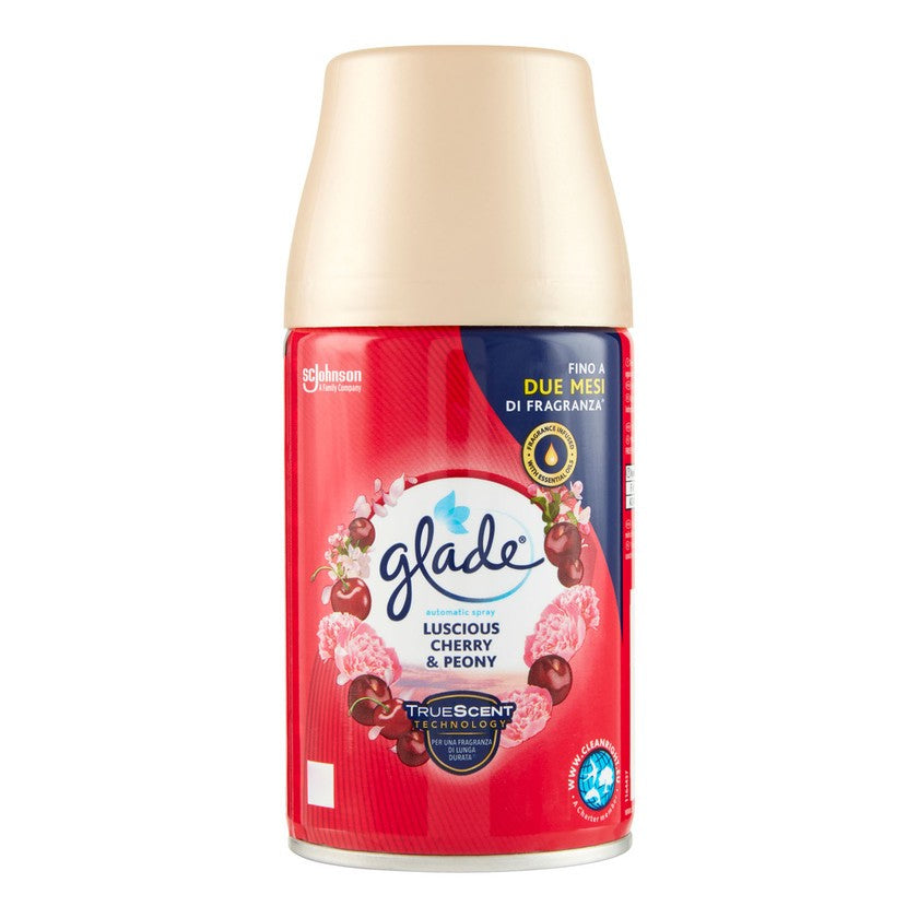 Glade Automatic Spray Täyttö Luscious Cherry & Peony - Huonetuoksu 269 ml
