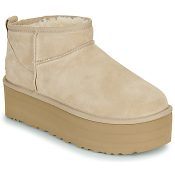 UGG Bootsit 'Classic Ultra Mini' hiekka