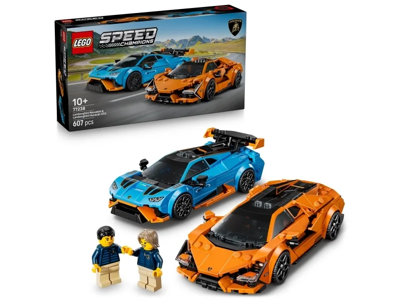 LEGO® Speed Champions 77238 Lamborghini Revuelto ja Huracán STO Lamborghini Revuelto ja Huracán STO