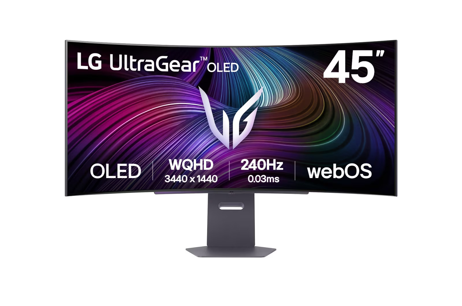 LG 45GX90SA-B, 114,3 cm (45), 3440 x 1440 pikseliä, Wide Quad HD, OLED, 0,03 ms, Musta