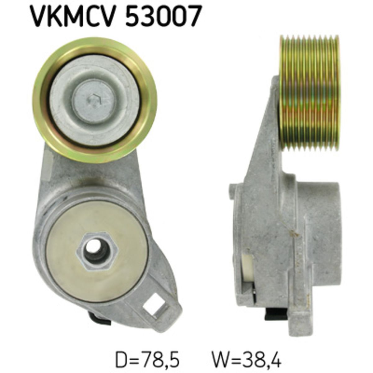 Kiristysrulla, moniurahihna SKF VKMCV 53007