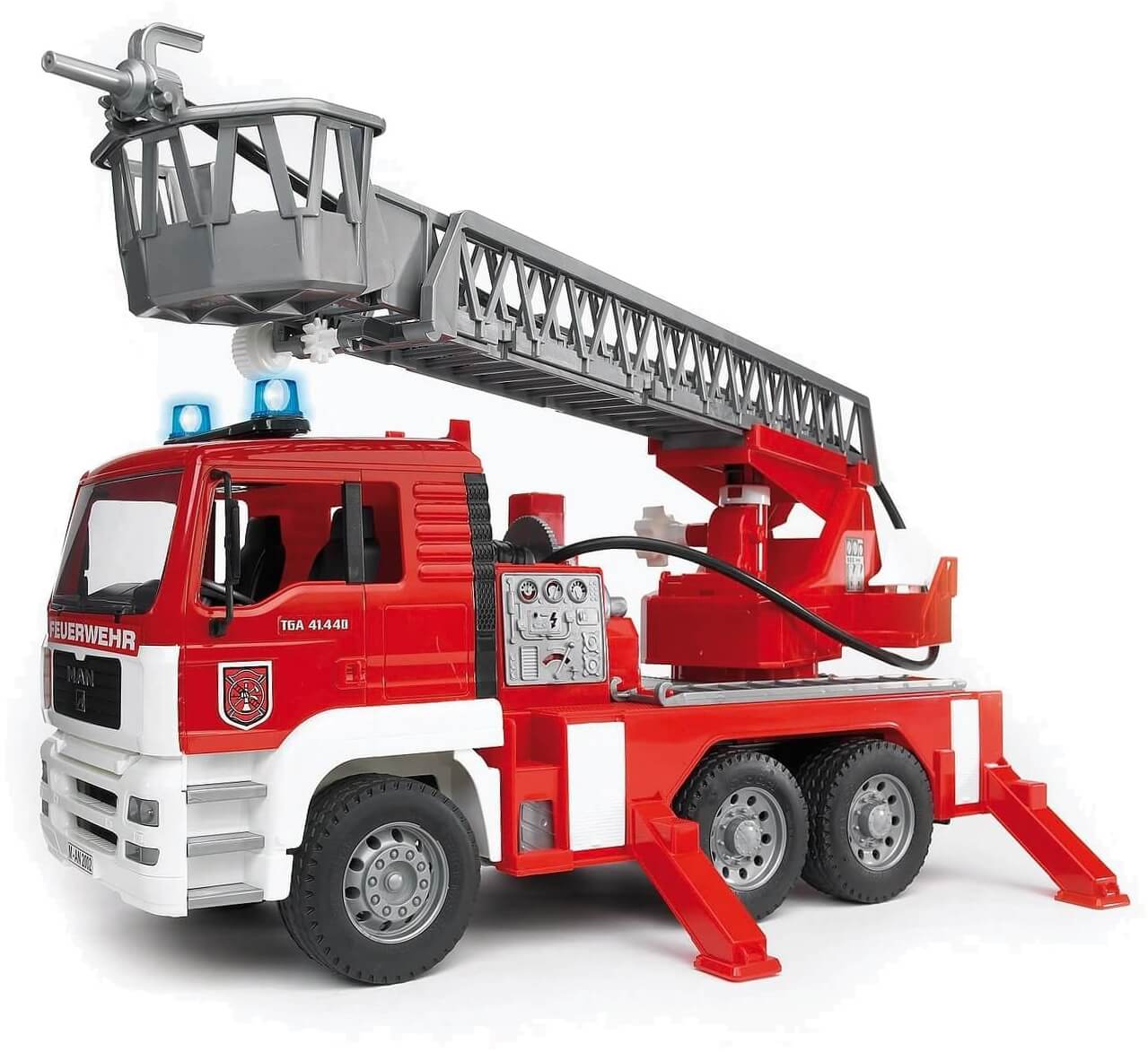 BRUDER Professional-sarja - MAN brandbil med svingestige (MAN-brändi)