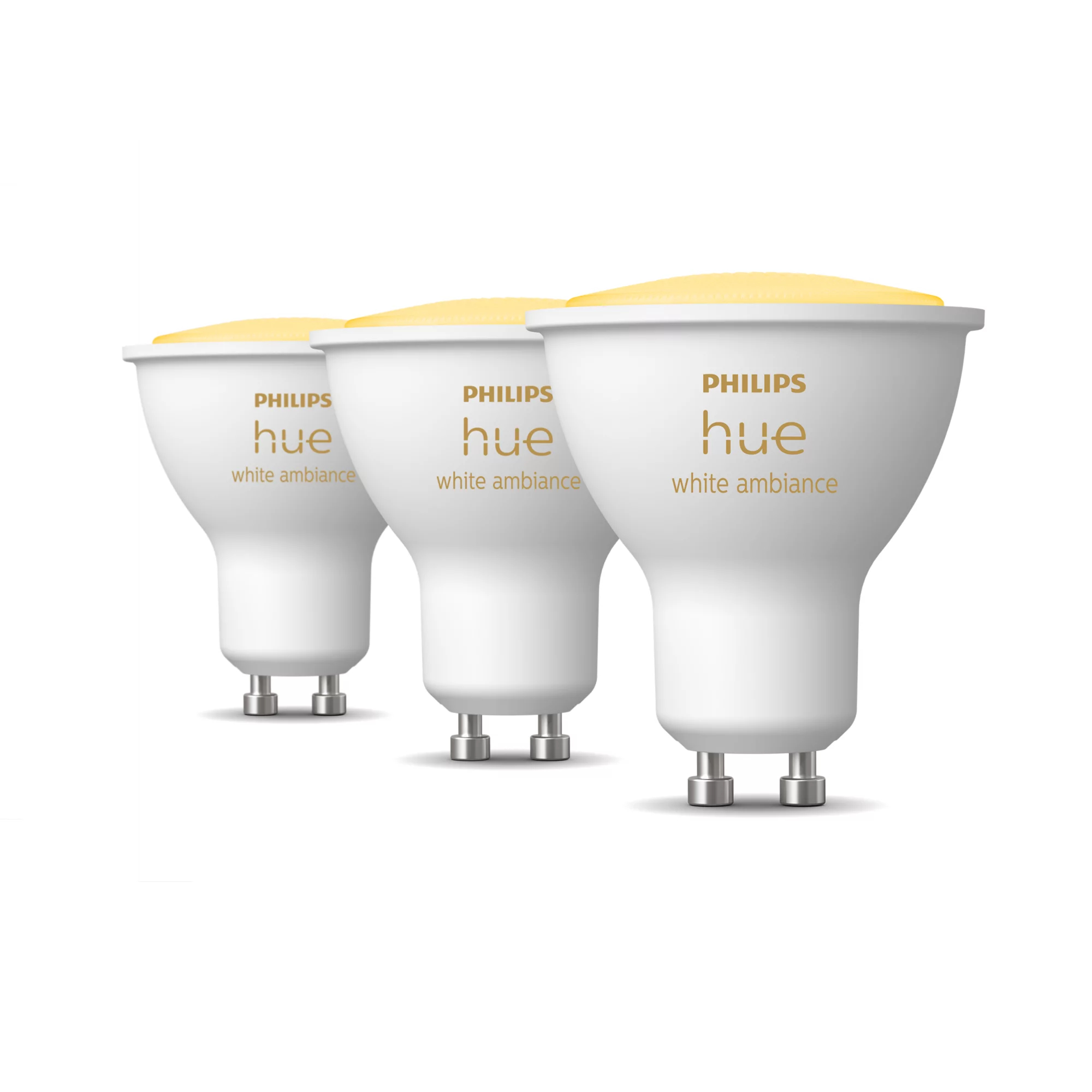 Philips Hue Valkoinen Ambiance GU10 Spotlight - 3-Pack