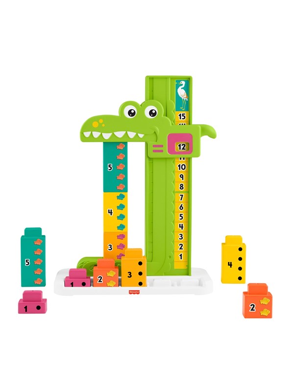 Alligaattorin pinoamislelu, numeroita ja matematiikkahauskaa, 38 cm