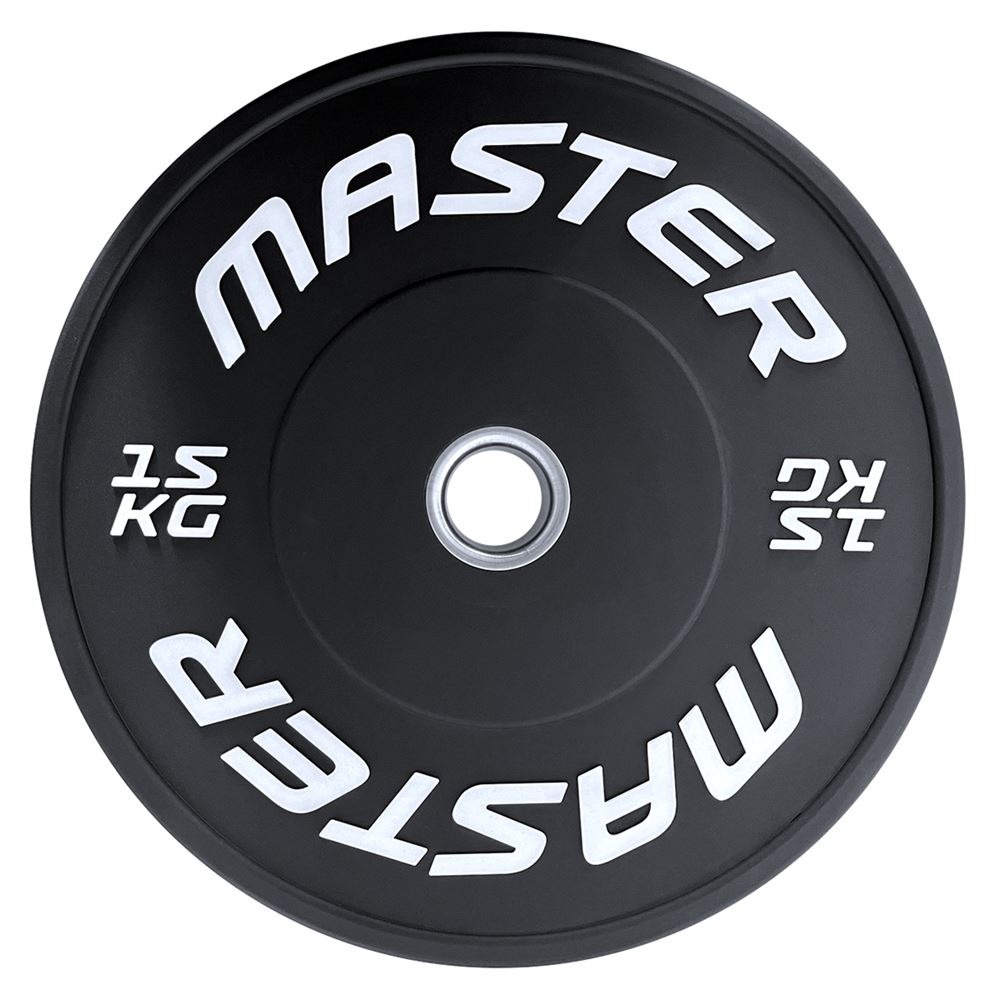 Master Fitness Bumperplate, Viktskivor bumper - 15 kg