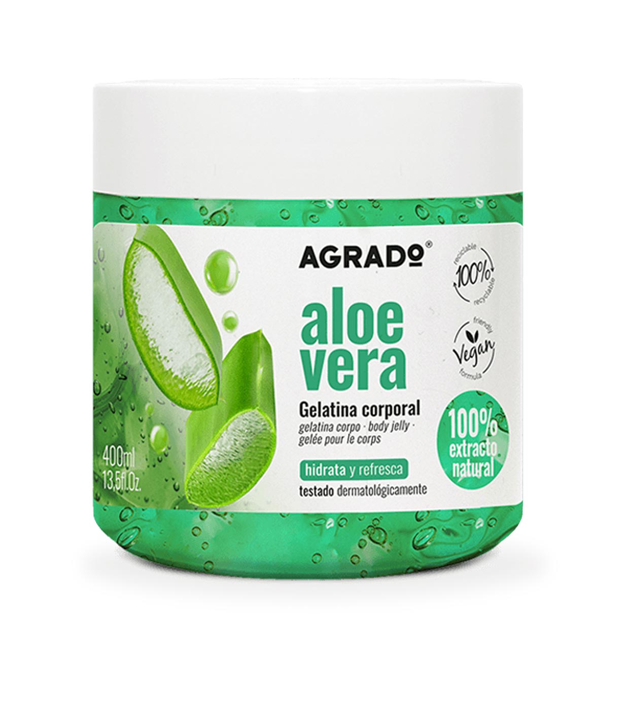 Agrado Aloe Vera 400ml vartalogeelivoide