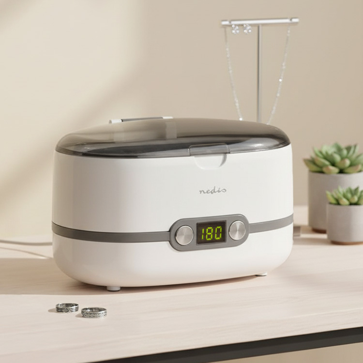 Nedis JECL110WT Ultrasonic Jewellery Cleaner