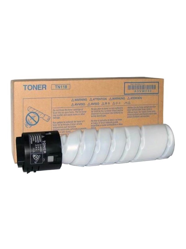 Konica Minolta Mustekasetti musta 12.000 sivua TN-118 Vastaa: N/A