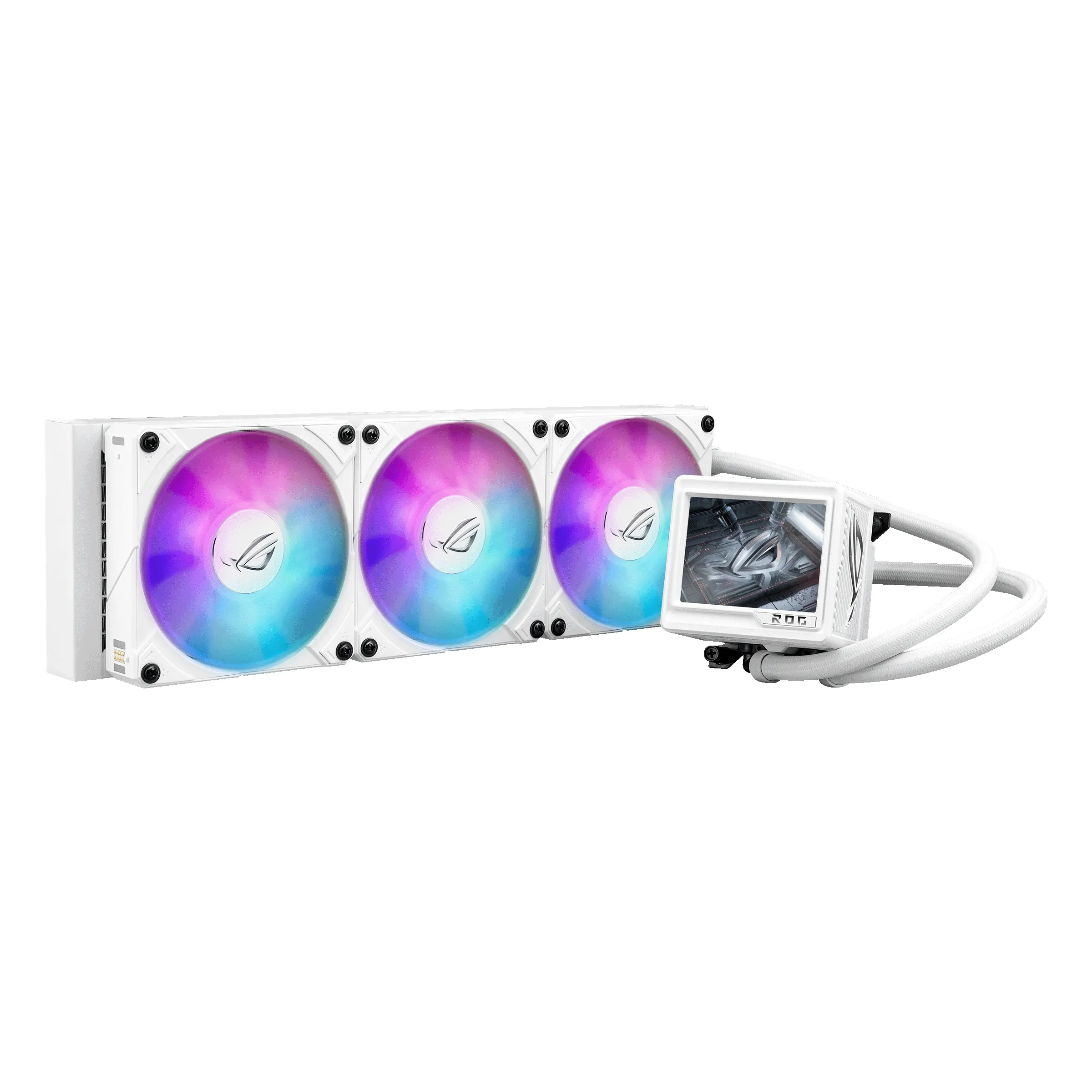 ASUS ROG RYUJIN III 360 ARGB Extreme White Edition -nestejäähdytysjärjestelmä prosessorille