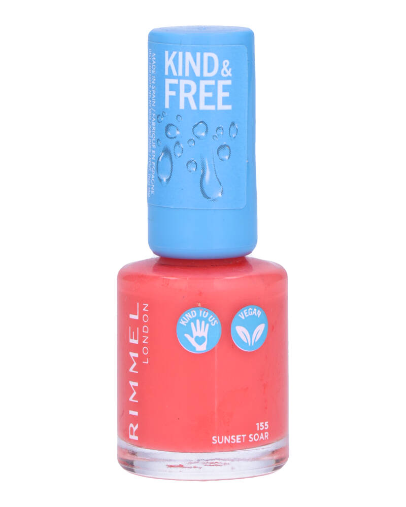 Rimmel London Kind & Free Clean Nail Polish 155 Coral Orange