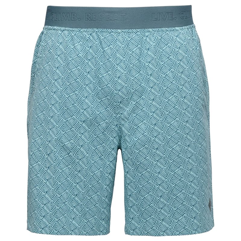 Black Diamond M Sierra Shorts 8 In Granola-Midnight Blue - L