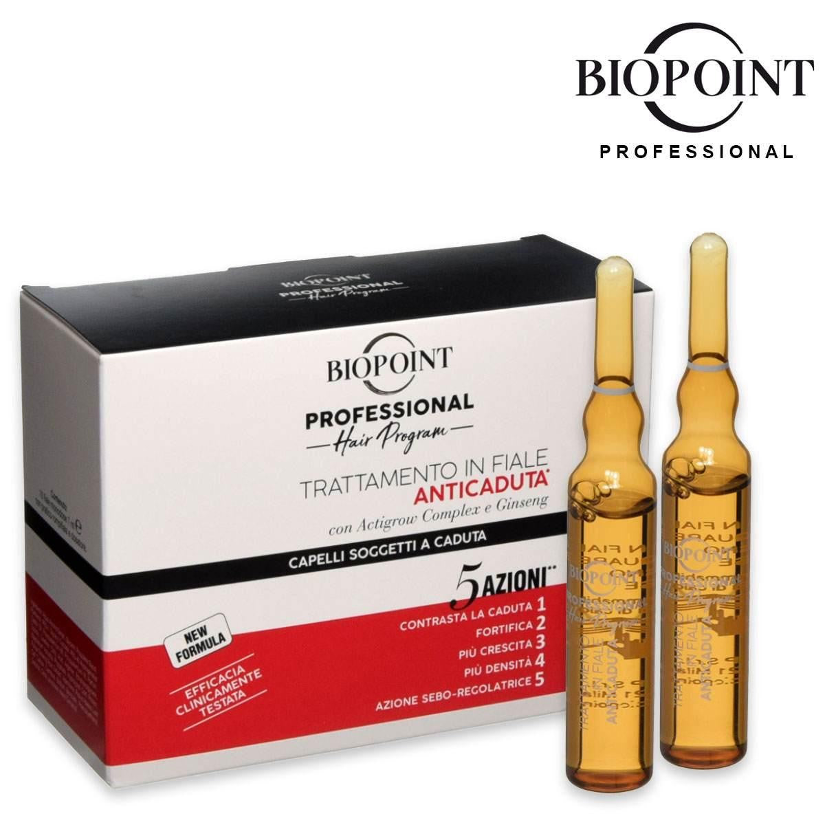 Biopoint klassiset hiustenlähtöä estävät injektiopullot 10 x 7 ml