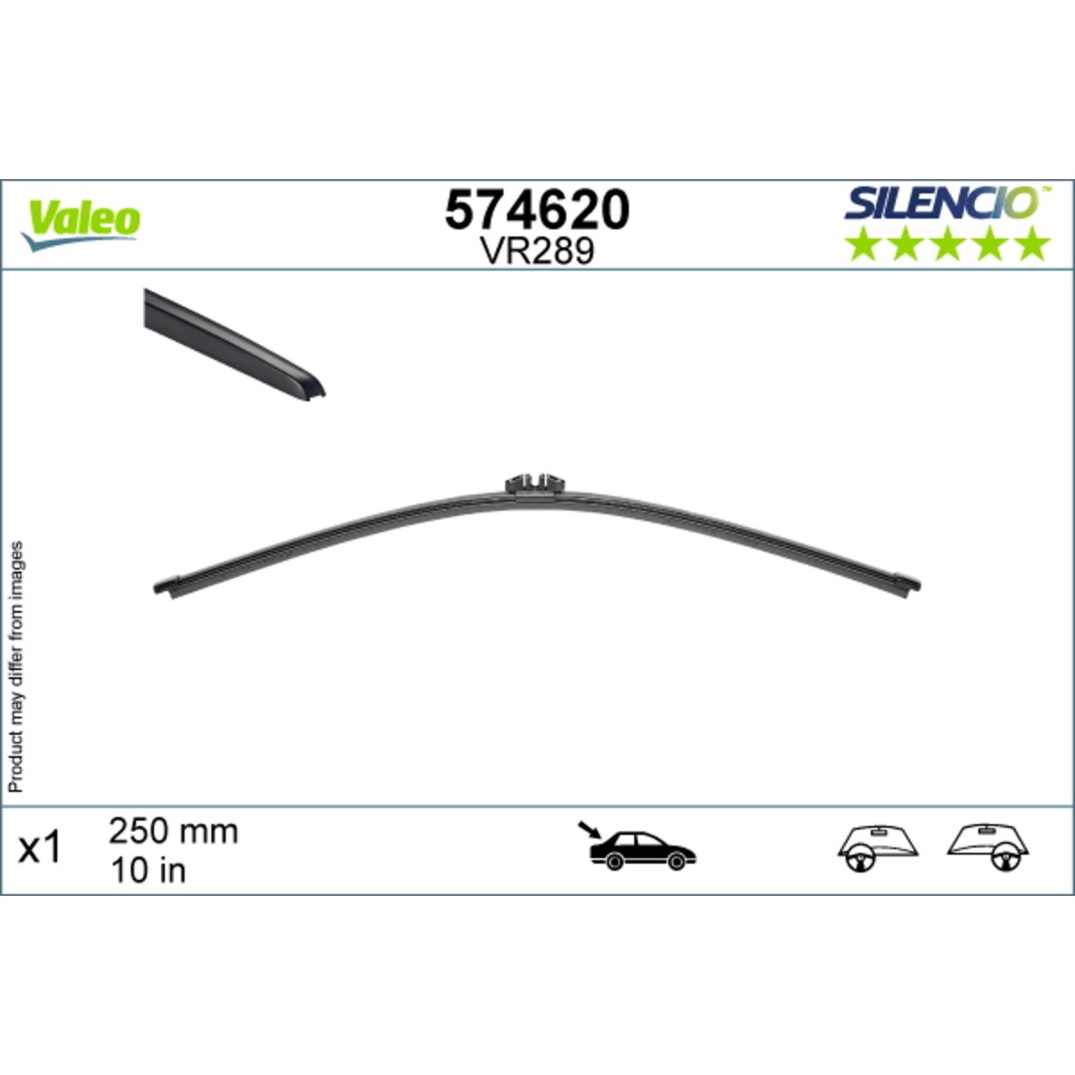 Takalasin pyyhkijä VALEO 574620