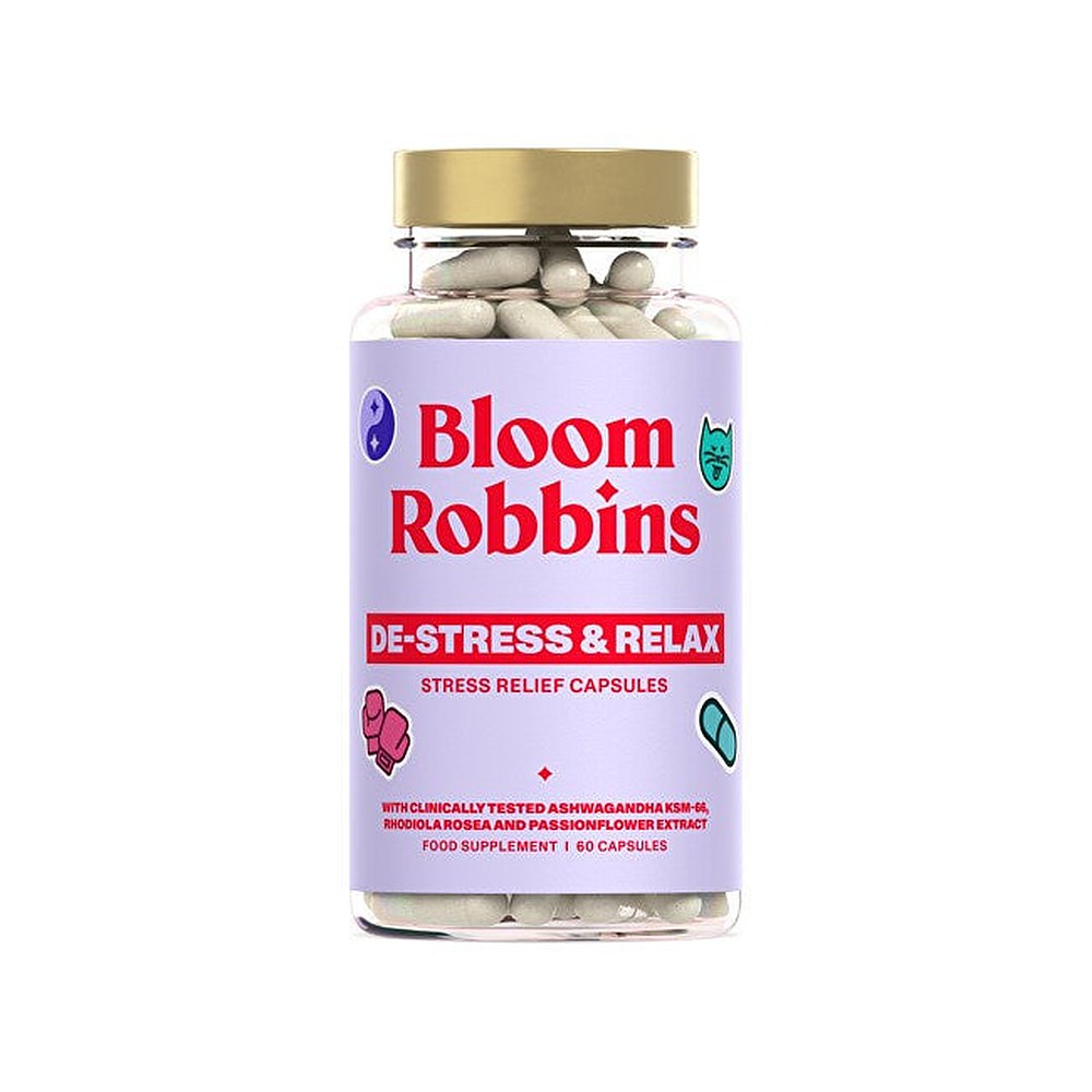 Bloom robbins De-Stress & Relax 60 capsule — Integratore