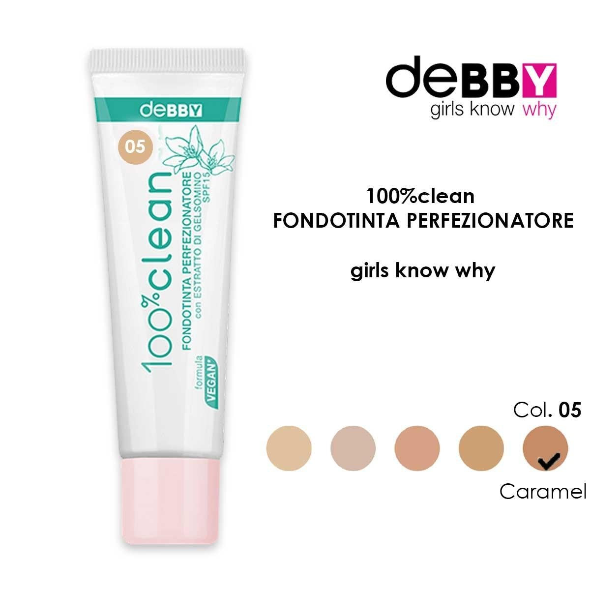 Debby 100% Clean Meikkivoide Perfektionoija 05 Caramel