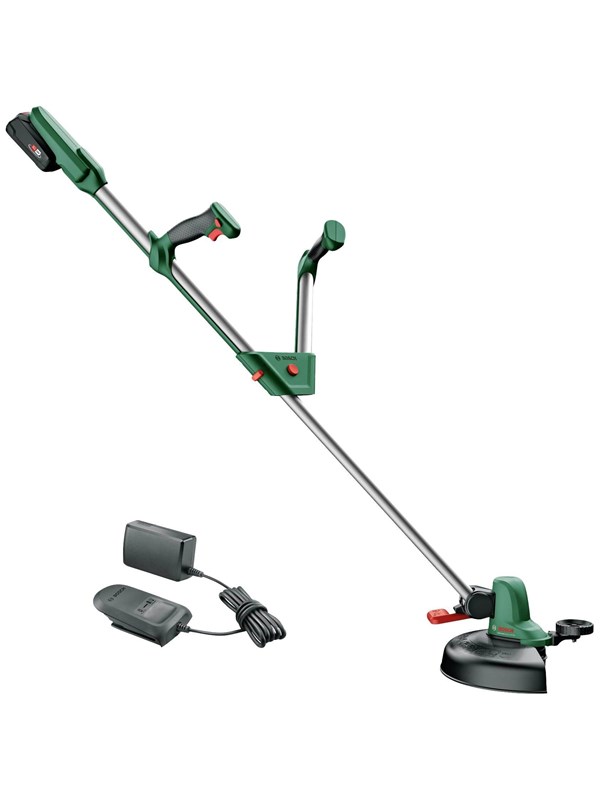 Bosch Universal GrassCut 18V-260, 2 yhdessä raivaussaha ja siimatrimmeri, 26 cm, Nailonsiima, U-tyyppinen kahva, Nailon, 1.6mm x 6m