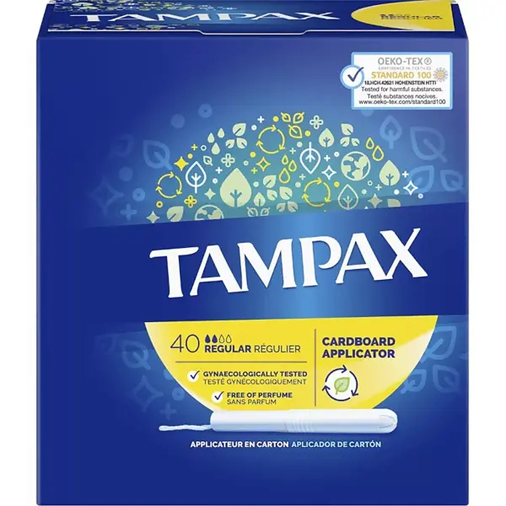 Tampax Siteitä Regular 40 kpl — Siteet