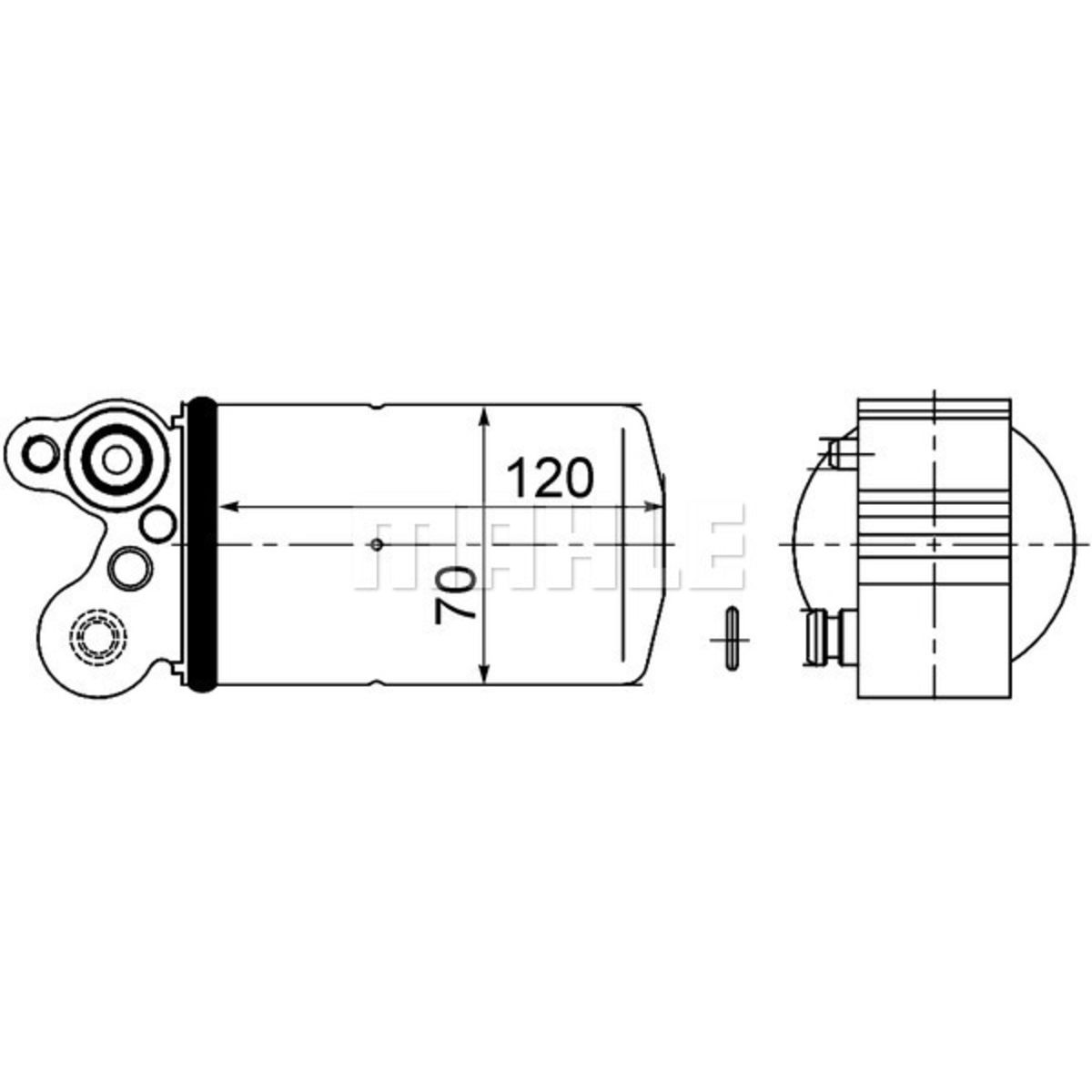 Kuivain, ilmastointilaite MAHLE AD 101 000S