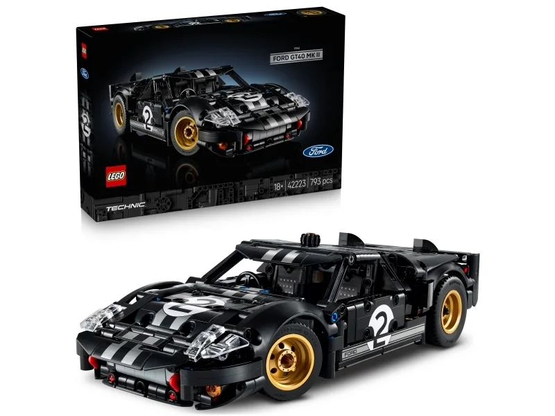 LEGO Technic 42223 1966 Ford GT40 MKII ‑kilpa-auto