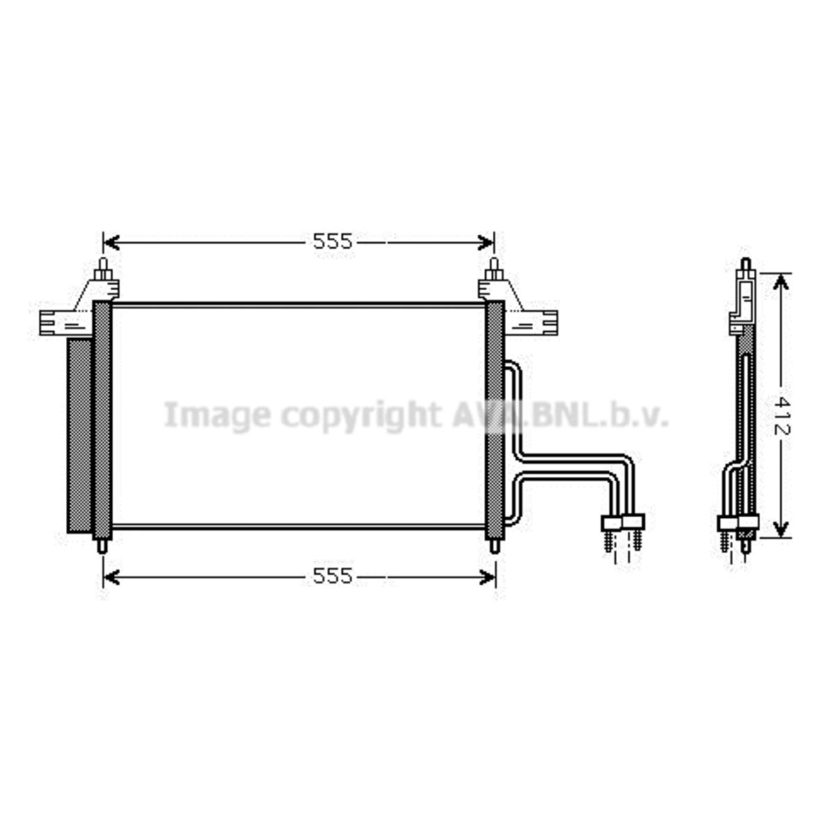 Lauhdutin, ilmastointilaite PRASCO FT5253D