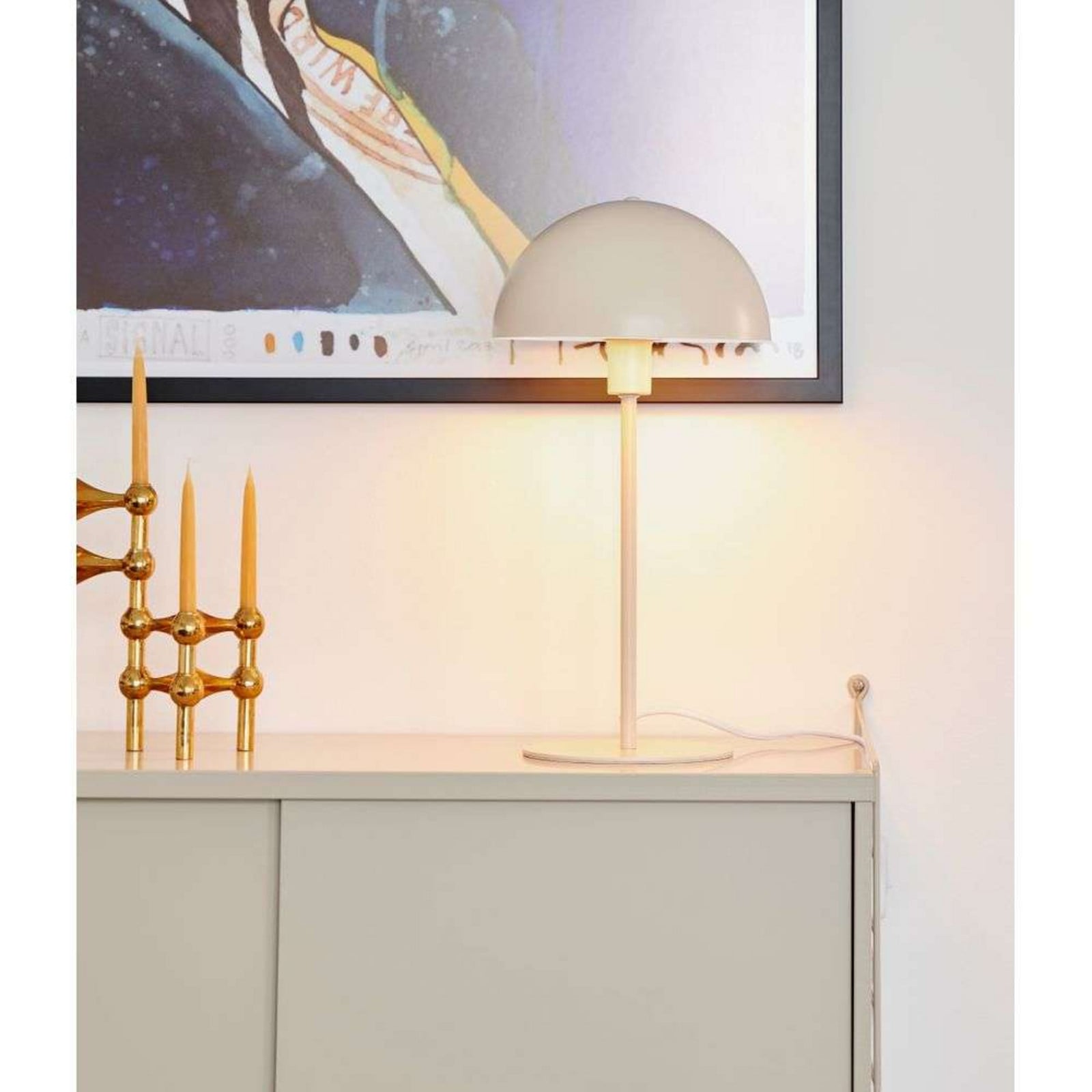Ellen 20 Pöytävalaisin Beige - Nordlux - Olohuone - Metalli
