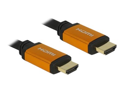DeLOCK HDMI 2.1 -kaapeli, jossa 8K, 1 m, musta