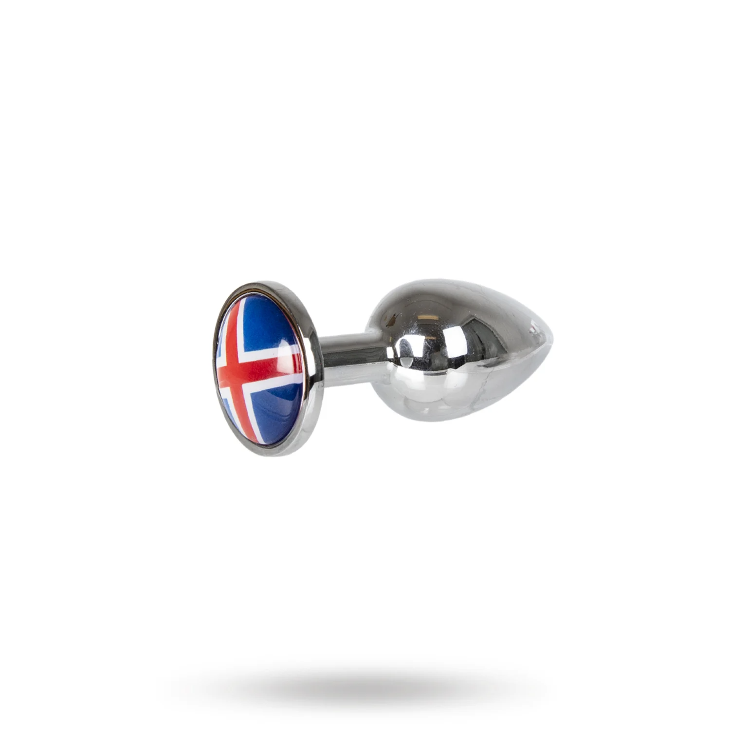 Buttplug With Iceland Flag Small Anaalitappi metallia
