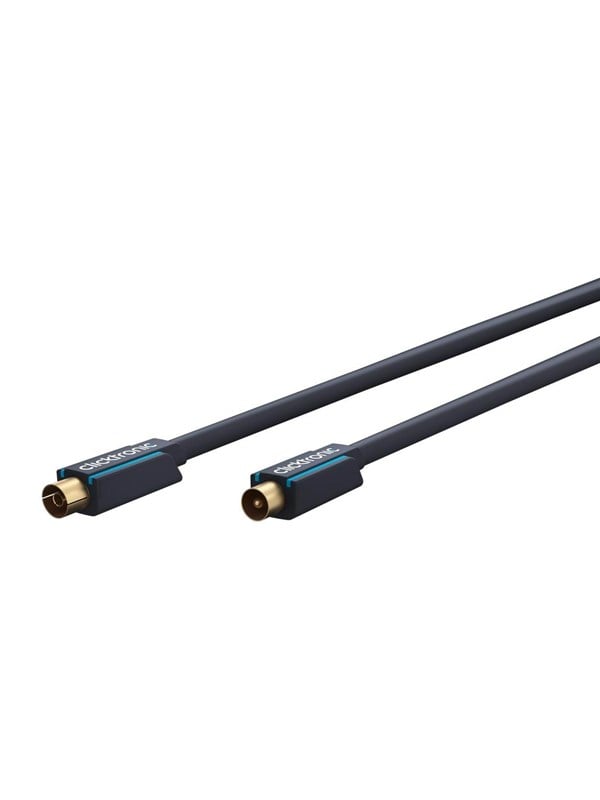 ClickTronic Koaxialkabel Premiumkabel | Koaxialkontakt  Koaxialkoppling | 20,0 m | > 95 dB