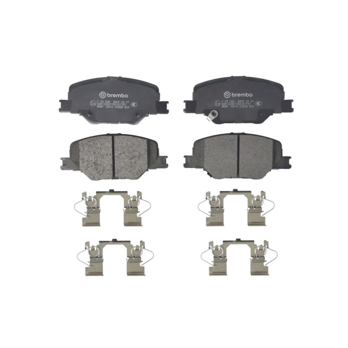 Jarrupalat, levyjarru BREMBO P 59 096