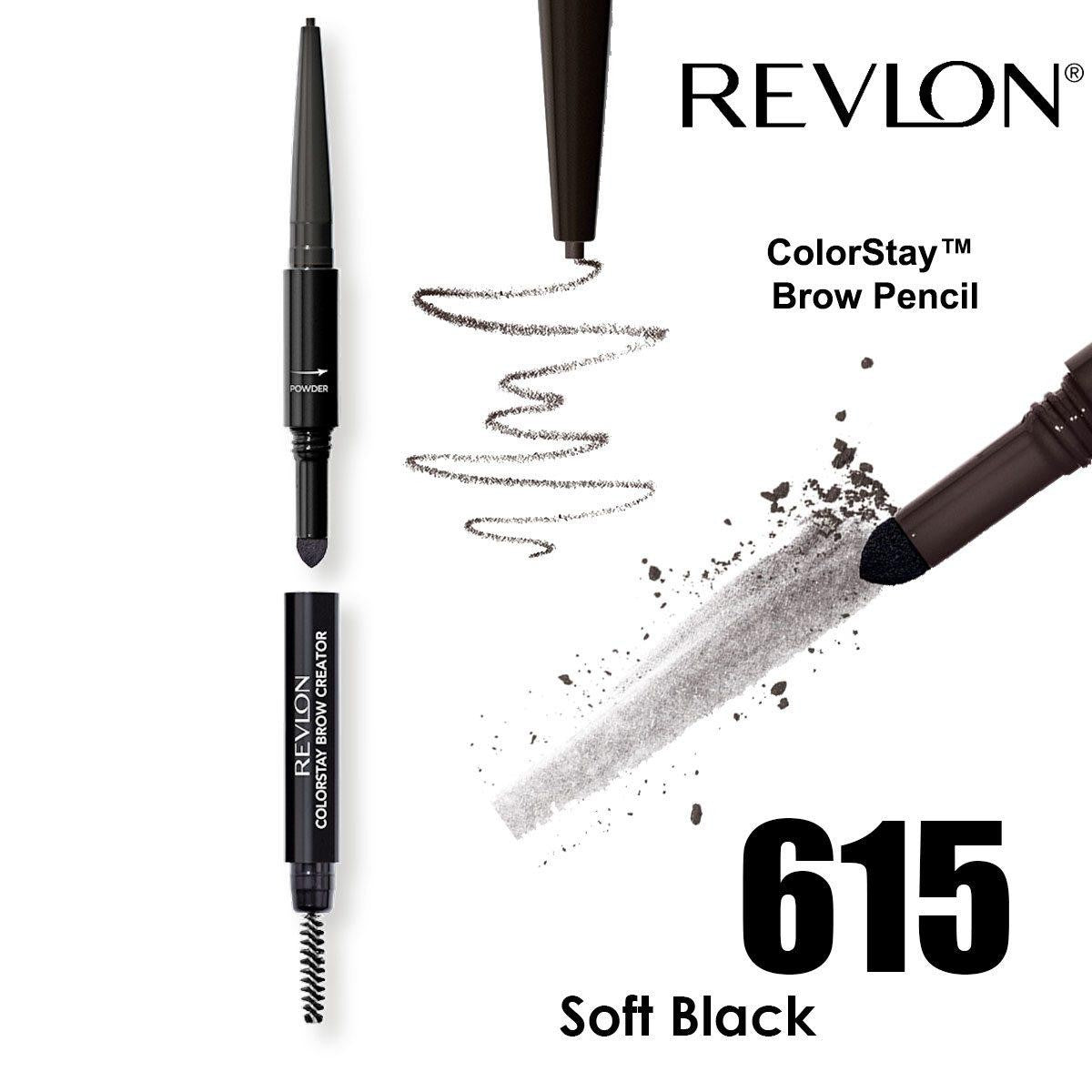 Colorstay colorstay brow Creator 3in1 pehmeä musta 615