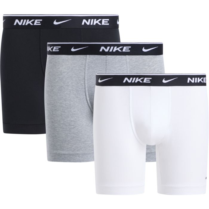 Nike Essential Cotton Stretch Boxer 3PK K. S Musta Miehet