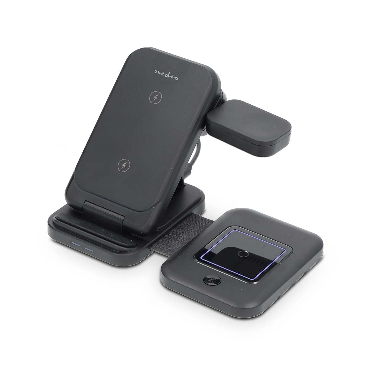 Nedis Wireless Charger | 3-in-1 | 15 W | LED-indicator in use